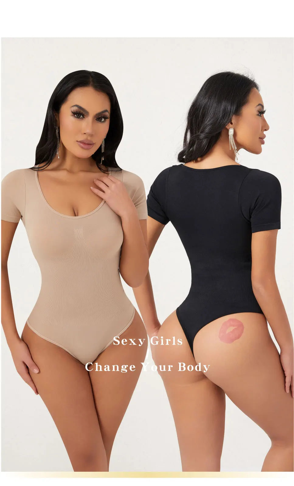 Shapewear Waist Cincher Tummy Shaping Crotch Control Butt Hip Lifter Full Body Shaper Slimming Sheath Bodysuit Woman Body