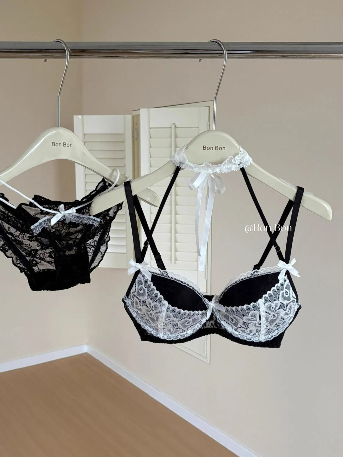 Women's Lingerie Set Lace Bra and Panty Sets 2 Piece Lace Push Up With Wireless  Babydoll Outfits