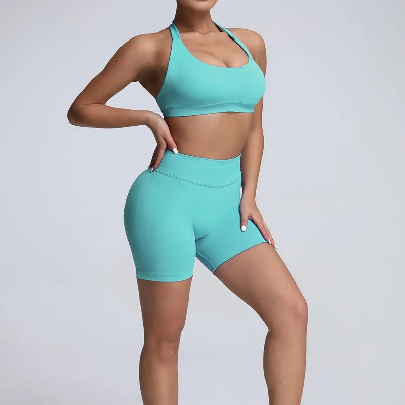 Sports Bra Seamless Sexy Padded Athletic Sport Bras Women Backless Workout Gym Anti-Shock Yoga Crop Top Fitness Bra