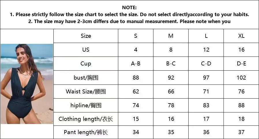 2026 Sexy Push Up Plunge Two Piece Swimsuit Cut Out Brazilian Bathing Suit with Underwire Bra Separate Top Black Monokini