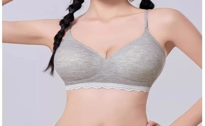 Stylish Thick Padded Push Up Bra for Women Seamless No Steel Ring Comfort Lingerie Raised Base Design Soft Support Enhances Bust