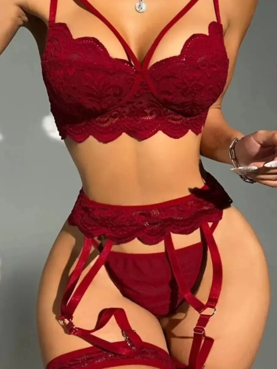 Erotic Sexy Outfits Lingerie Transparent Seamless Bras For Woman Set Lace Lingerie Underwear Push Up Breves Sets And Panty Set