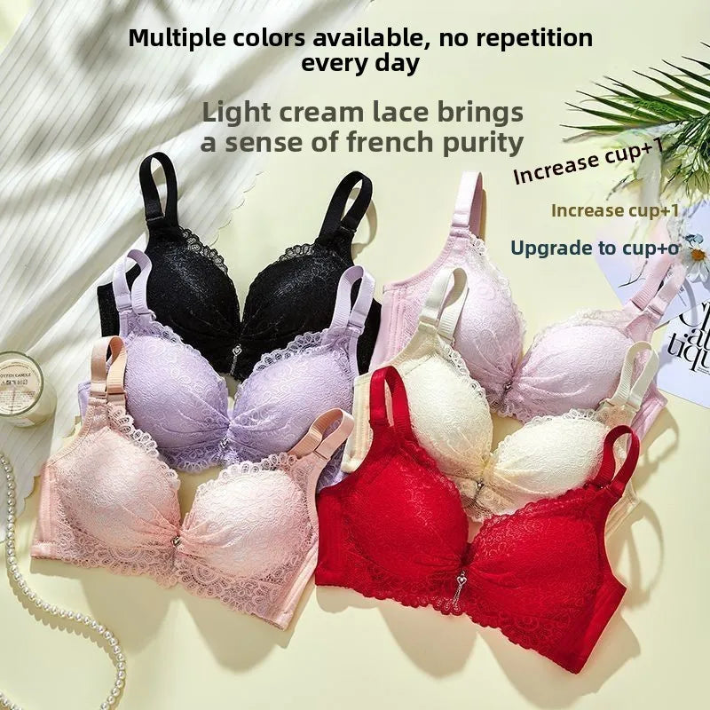10CM Extreme Push Up Bra For Flat Chest A Cup Ultra Padded Non Wire Lingerie Creates Cleavage