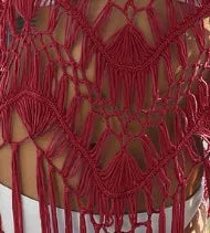 Beach Cover Ups for Swimwear Women Sexy Hand Hook Hollow Out Sunscreen Shirt with Long Tassel Beach Cover