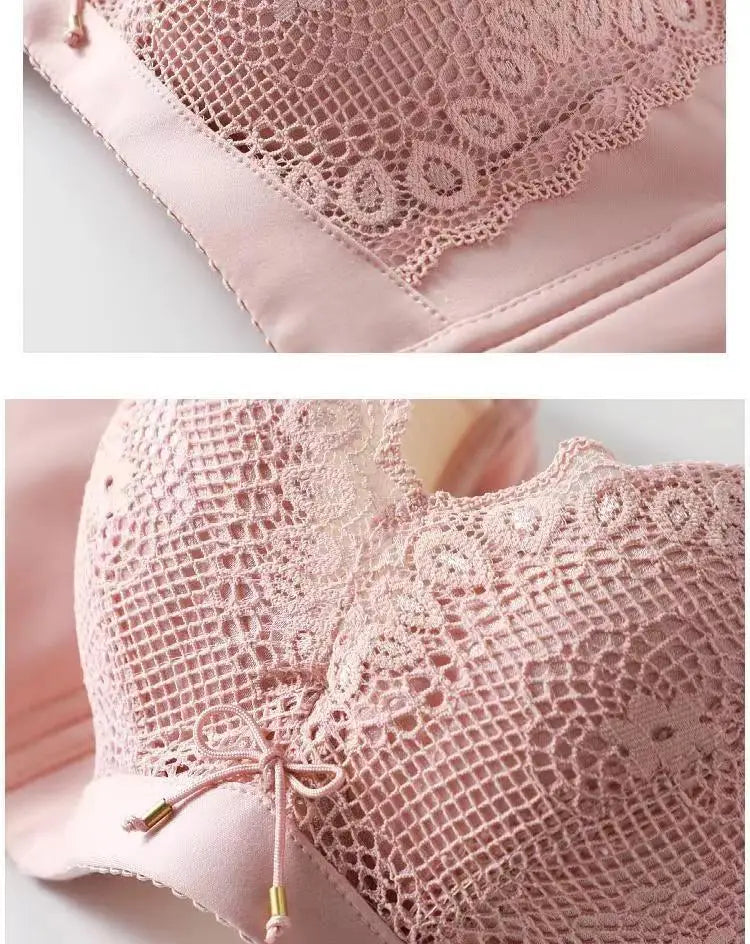 Women's Push-up bra  sexy little lace bra  soft seamless cotton  comfortable gathering Lingerie