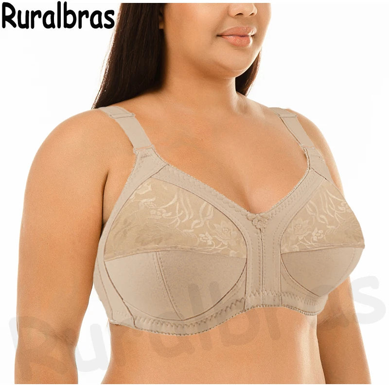 2033 Top push up bras for women seamless wire free bra sexy lace full coverage lingerie 50 48 46 44 42 40 38 36 C D E F G cup bh
