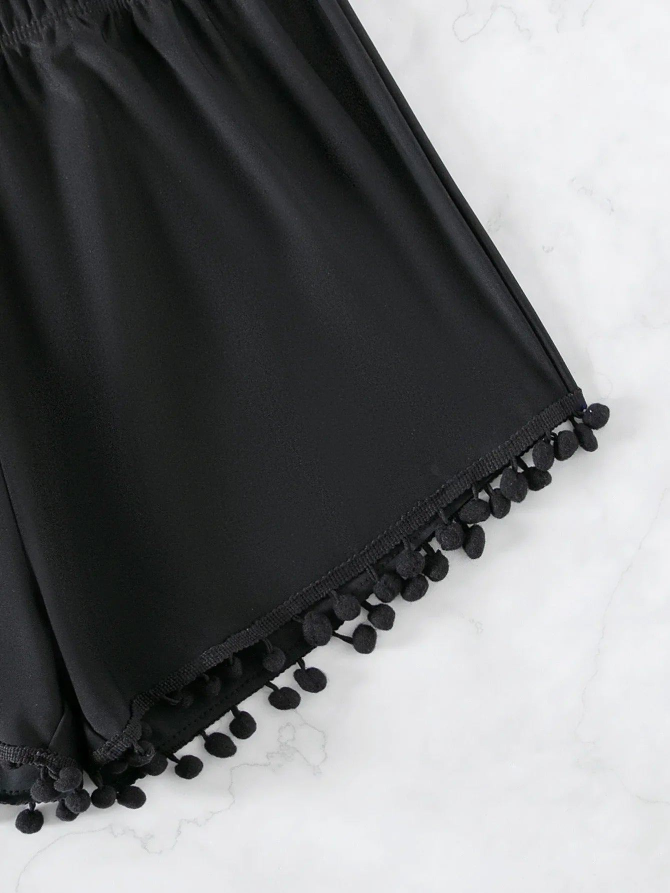 High Waist Bikini Shorts Bottoms Women Swimming Mesh Ruffle Pleated Panties Summer Ladies Black Bathing Suit Swim Shorts Bottom