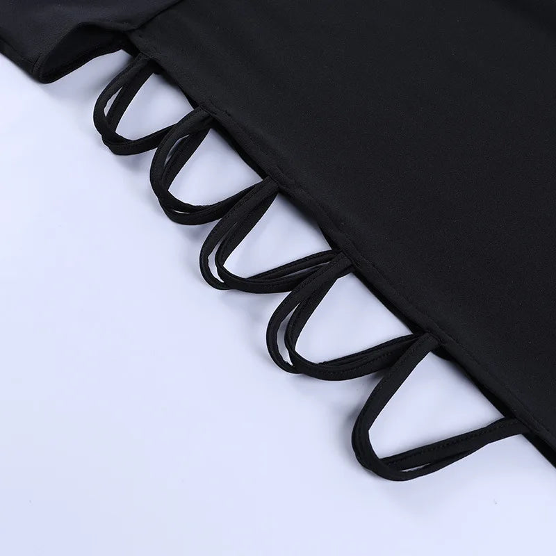 Women's Erotic Lingerie Long Satin Skirt Cross Bandage Dress Sexy Lingerie Babydoll Porn Sex Underwear Night Club Party Costumes