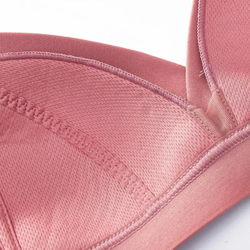 Womens Bras Sexy Lingerie Wireless Triangle Bralette Push Up Bra Seamless BH Tops Beach Underwear Size AA A B C Cup