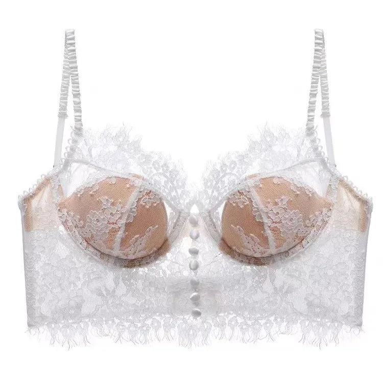 Lace Bralette Set French Triangle Bra Cotton Wireless Sleep Bra Feminine Comfort Bras Straps Sexy Comfortable Intimates