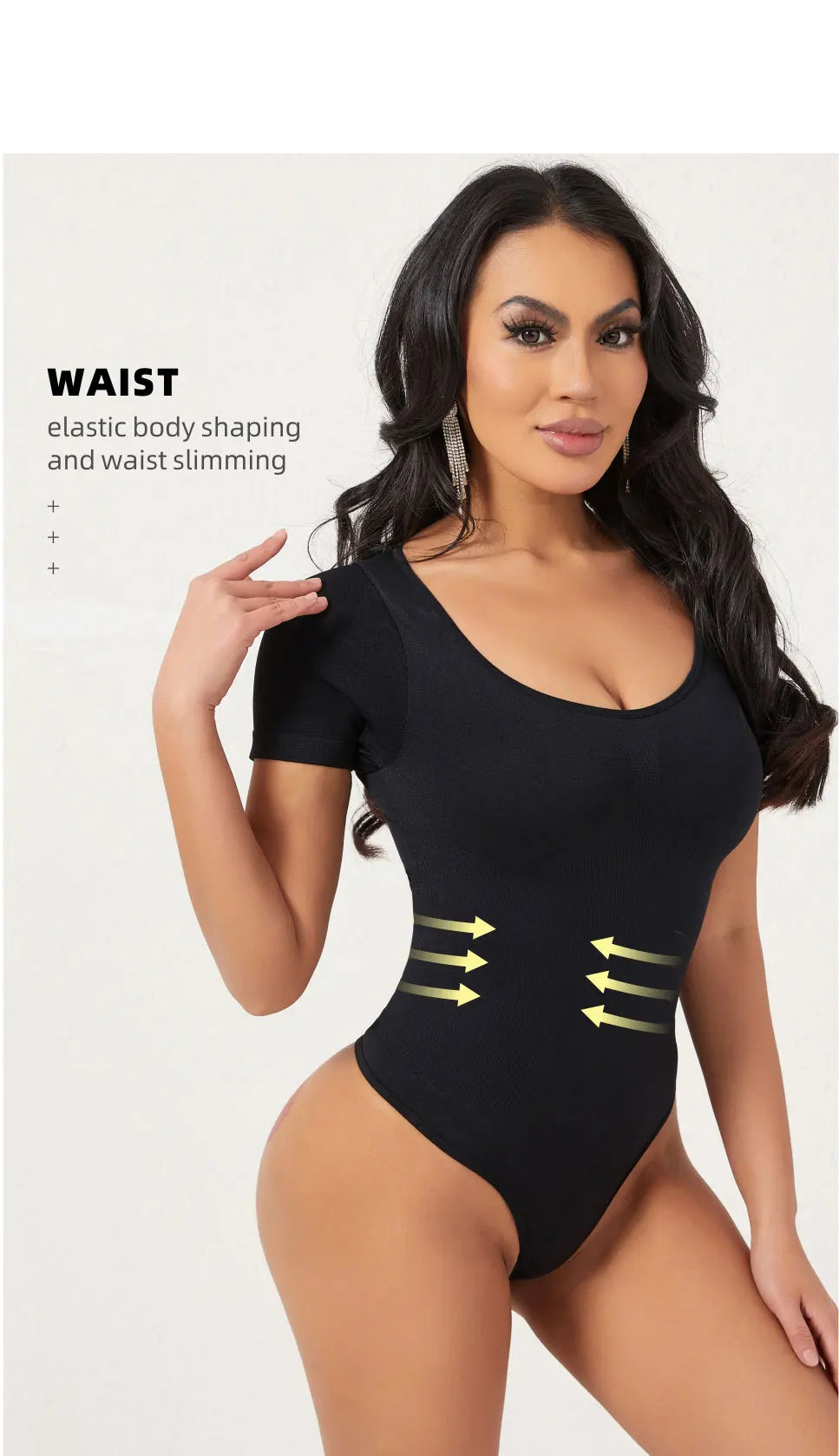 Shapewear Waist Cincher Tummy Shaping Crotch Control Butt Hip Lifter Full Body Shaper Slimming Sheath Bodysuit Woman Body