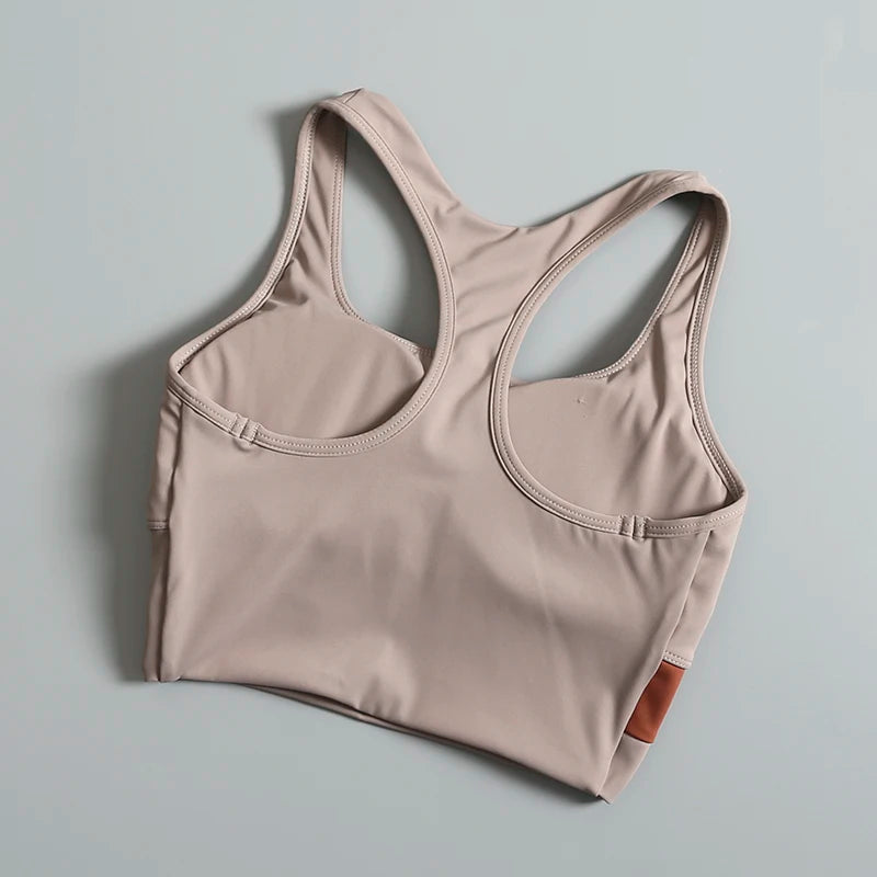 Sports bras and underwear for women in summer new running vest style external wear anti-shock and anti-sagging gym beauty back