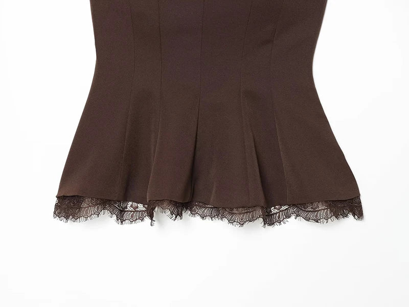 Women's Tops Fashion Lace Corset Tube Tops Summer Women Sexy Backless Top Female Chic Tops