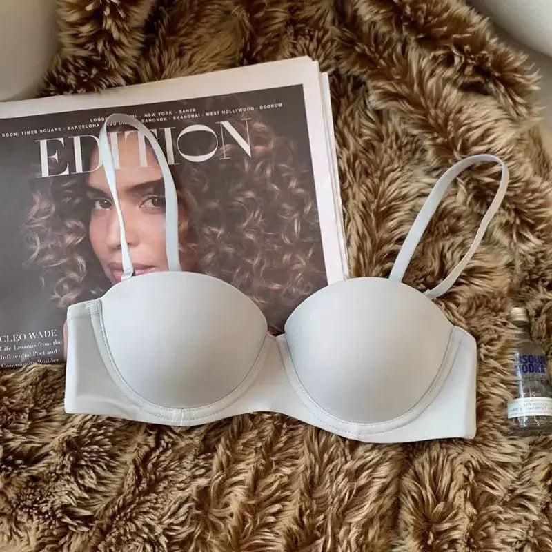 Seamless Bras For Women Soft Underwear Push Up Bra 1/2 Cup Bralette Comfort Invisible Brassiere Nonwire Simple Sexy Lingerie