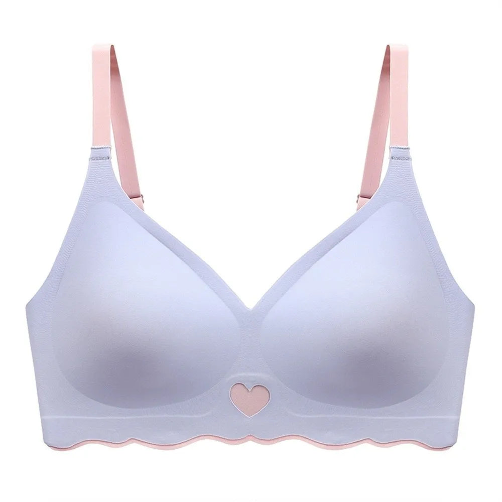 Comfortable Close-fitting Wireless Bra Push Up Shockproof Seamless Bralette Adjustable Lingerie Sports Bra Pilates