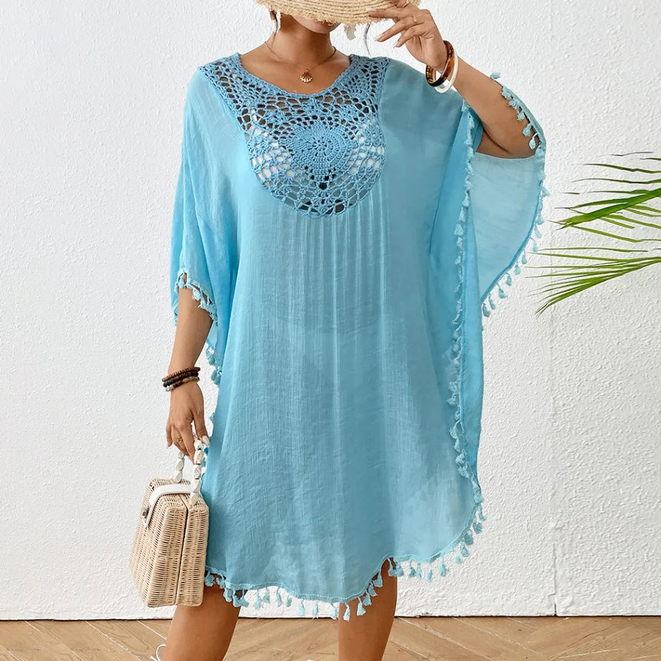 Women's Sexy Swimsuit Cover Up Dress Summer Bathing Suit Beachwear Shirt Cover-ups for Women