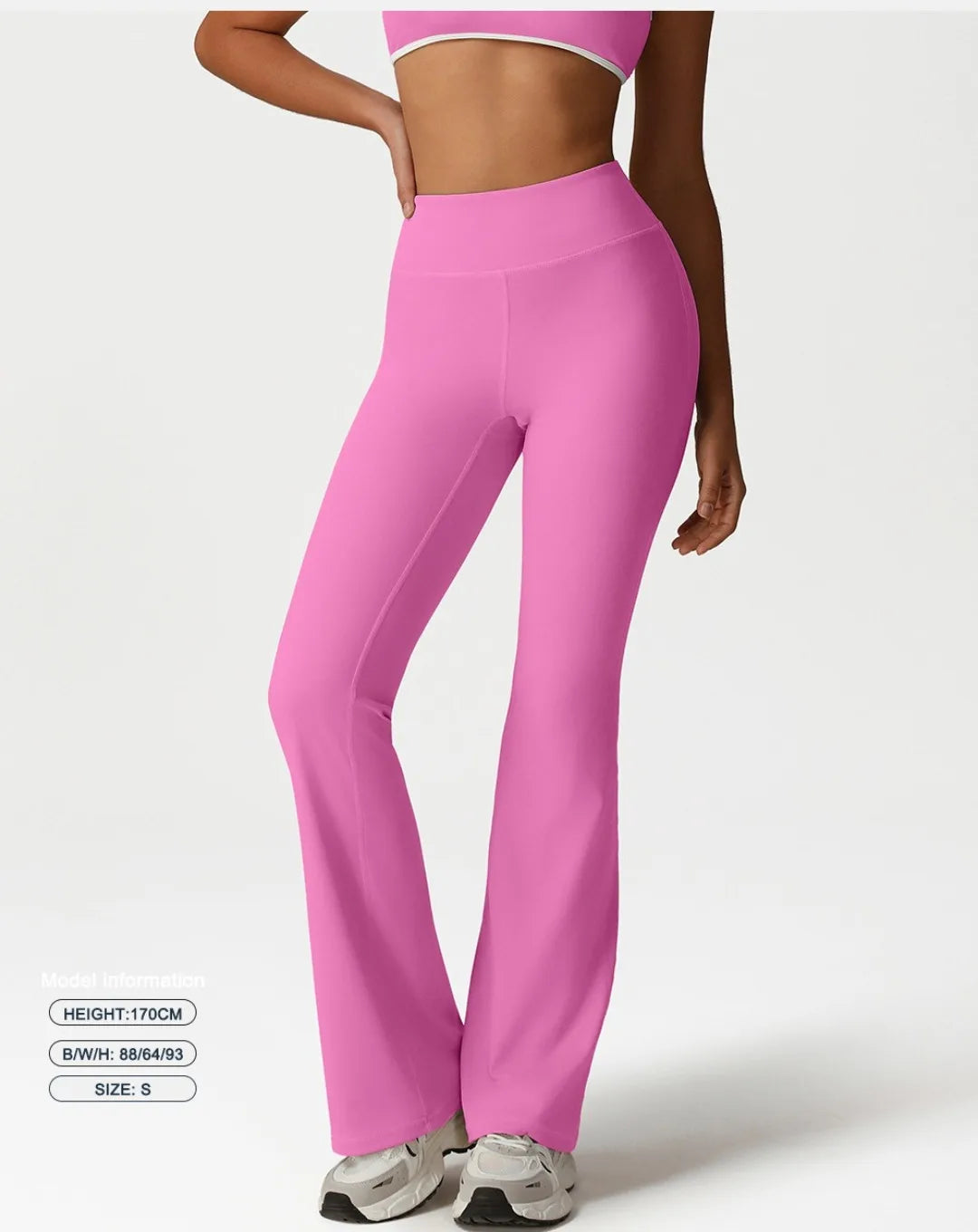 Backless Yoga Bra Quick Drying Shock-proof Fitness Sports Bra High Waist Butt Lifting Flared Pants Casual Workout Gym Yoga Bra