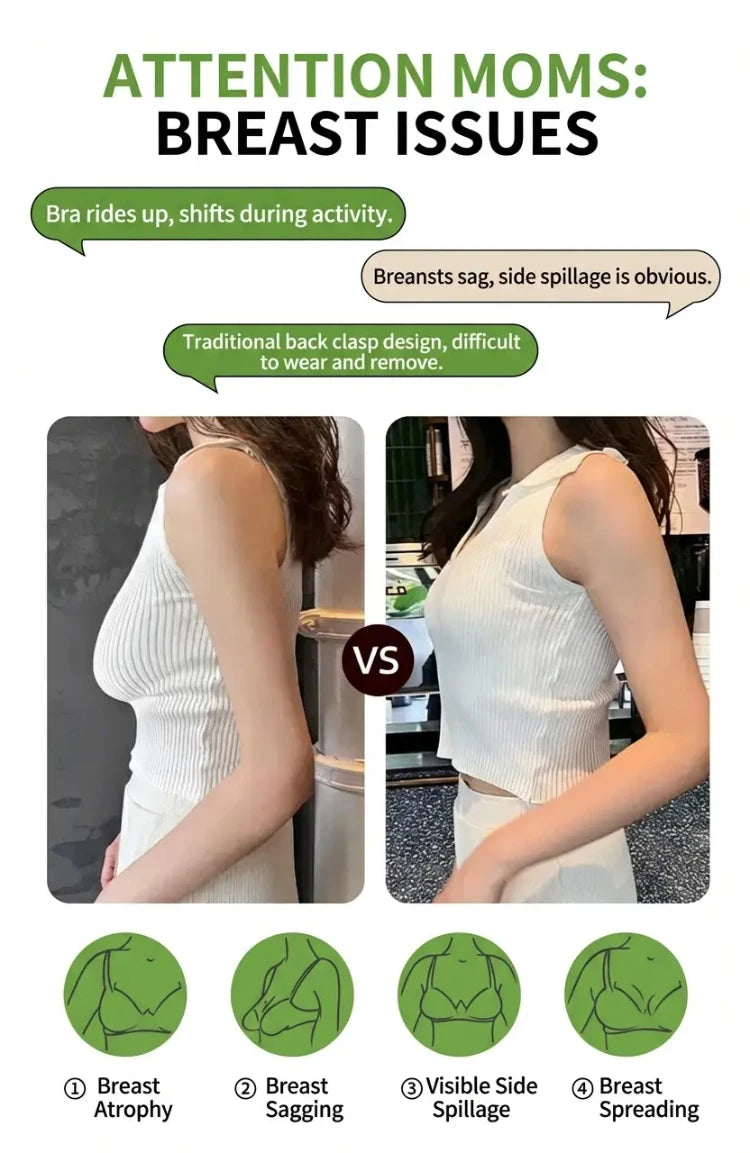 Embossed Floral Tank Bra Women’s Seamless Wirefree Bra Side Buckle Push Up Anti-Sag Comfort Everyday Underwear