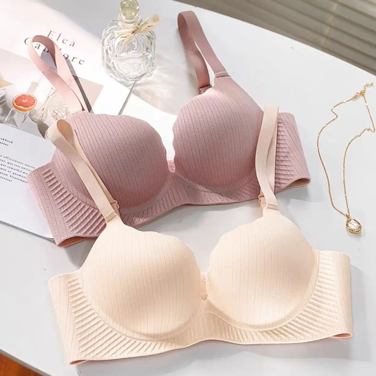 Ultra Thick 6CM Push up Bra for Small Chest Padded No Steel Ring Comfortable Sexy Lift Lingerie Flat Chest Women