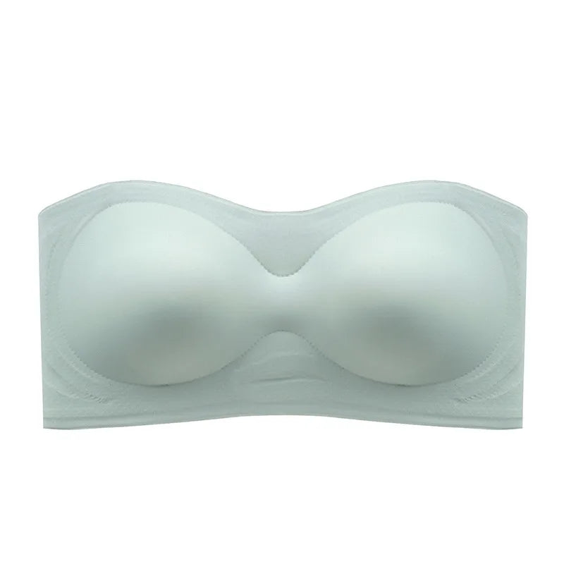 Strapless Bras For Women Seamless Underwear Push Up Non-wire Bra Tube Crop Tops Summer Comfort Female Lingerie Padded Top