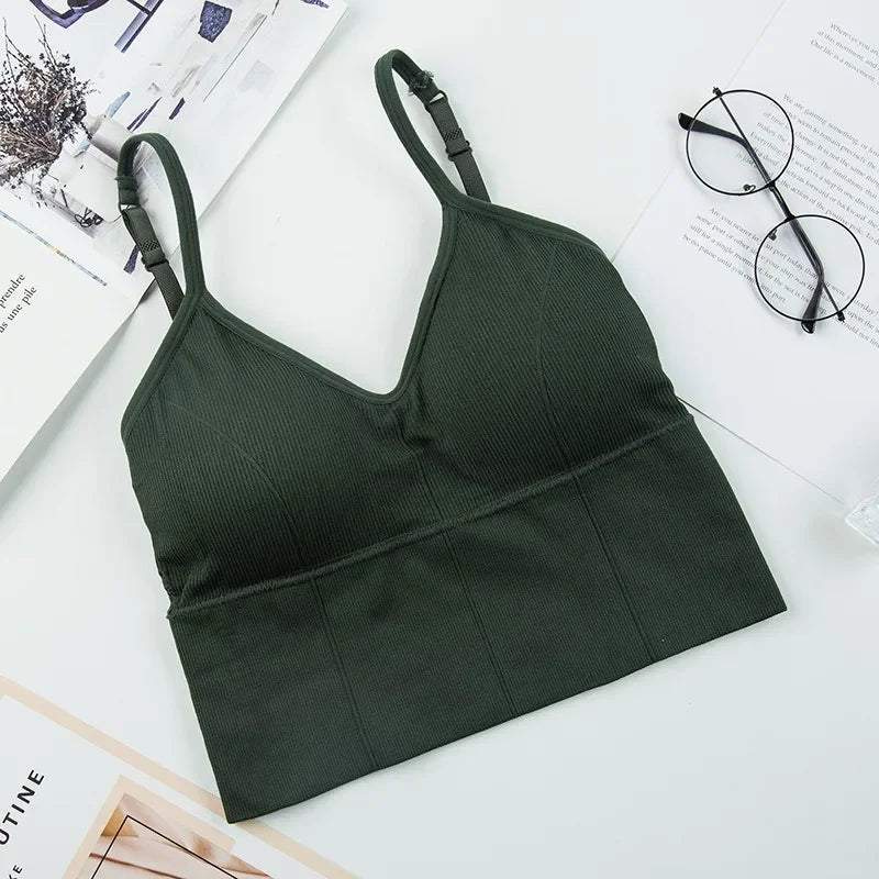 Womens Beauty Back Bralette Seamless Sports Bra Womens Underwear Sexy Lingerie Push Up Bras Sports Bra