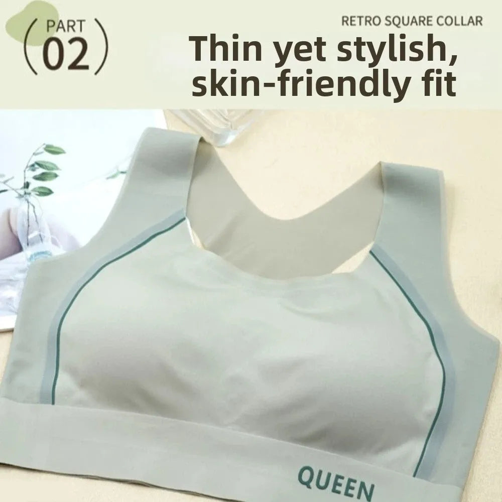 Traceless Wireless U Bra Gathered Breasts Anti-sagging Seamless Bras Comfortable Shockproof Brassiere for Women Daily