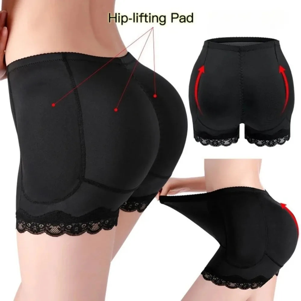 Shapewear Women Seamless Lace Trim Padded Push Up Butt Lifter Panties Shapewear Body Shaper Women Underwear Accessories 1PC