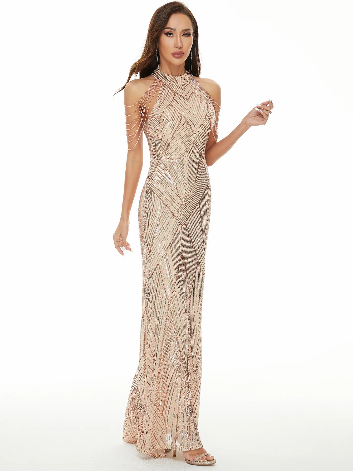 Sexy vintage summer sequin dress women 2026 elegant cocktail prom evening party dresses off shoulder maxi bodycon dress vestidos