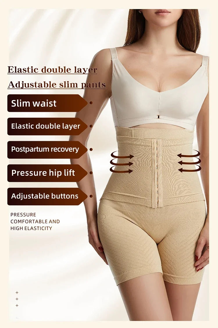 Shapewear for Women High Waist Trainer Panties Tummy Control Hip Butt Lifter Shorts Slimming Sheath Thigh Trimmer Body Shaper