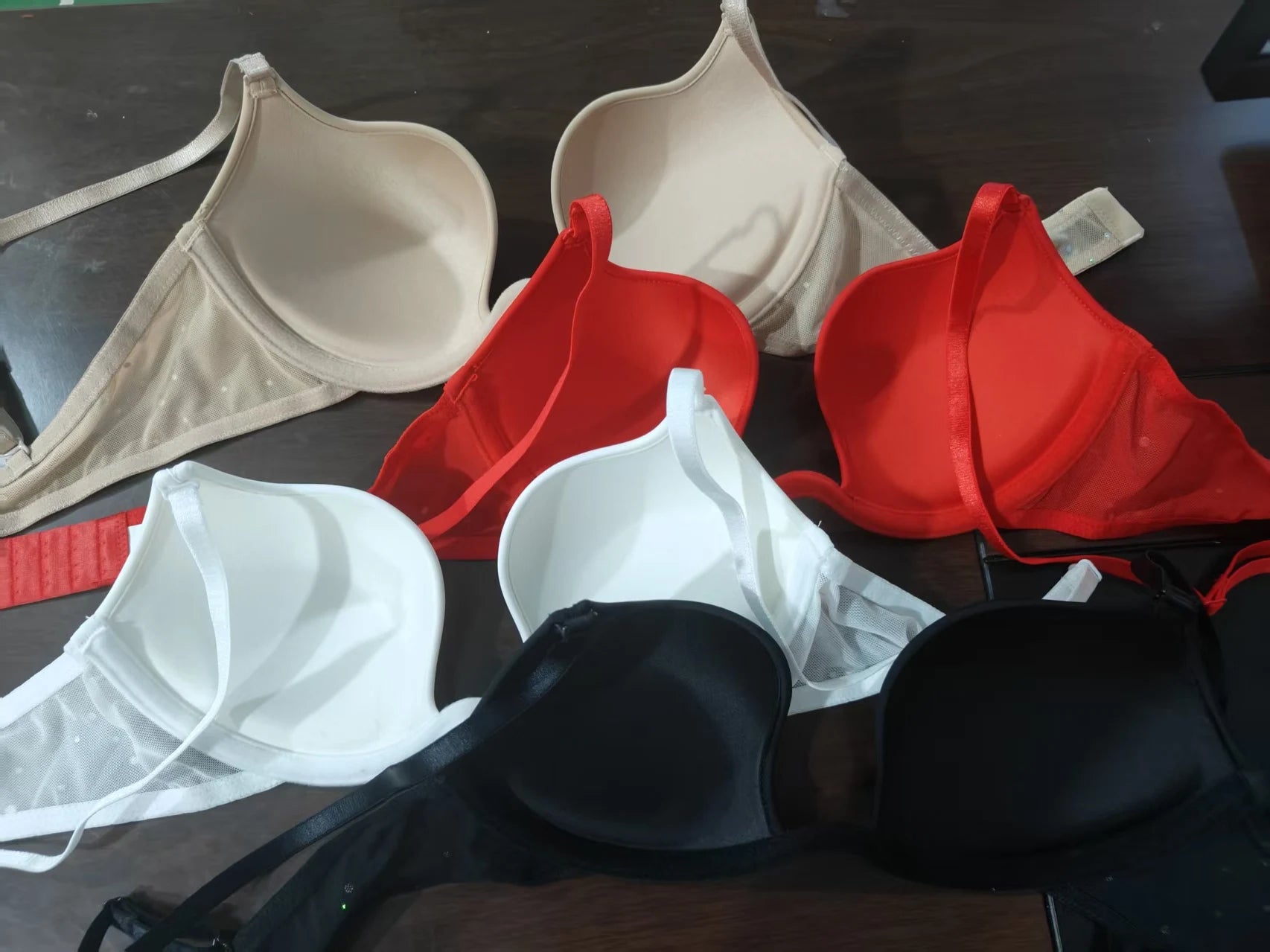 U-Shaped Bra for Women, Thin on Top and Thick on the Bottom, Push-Up Anti-Sagging Cup Bra, Sexy Deep V Chest Sequin Bra
