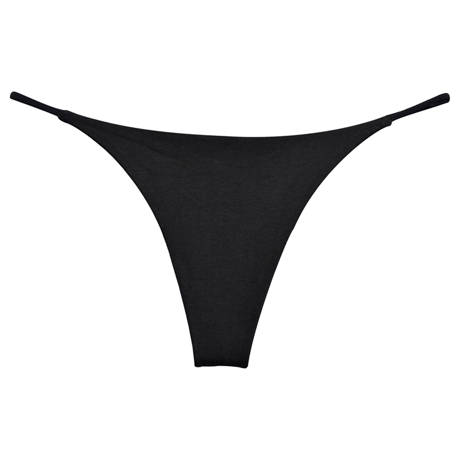 Womens Low Rise Thong Bikini Bottom Beach Sunbathing T-back Swim Wear