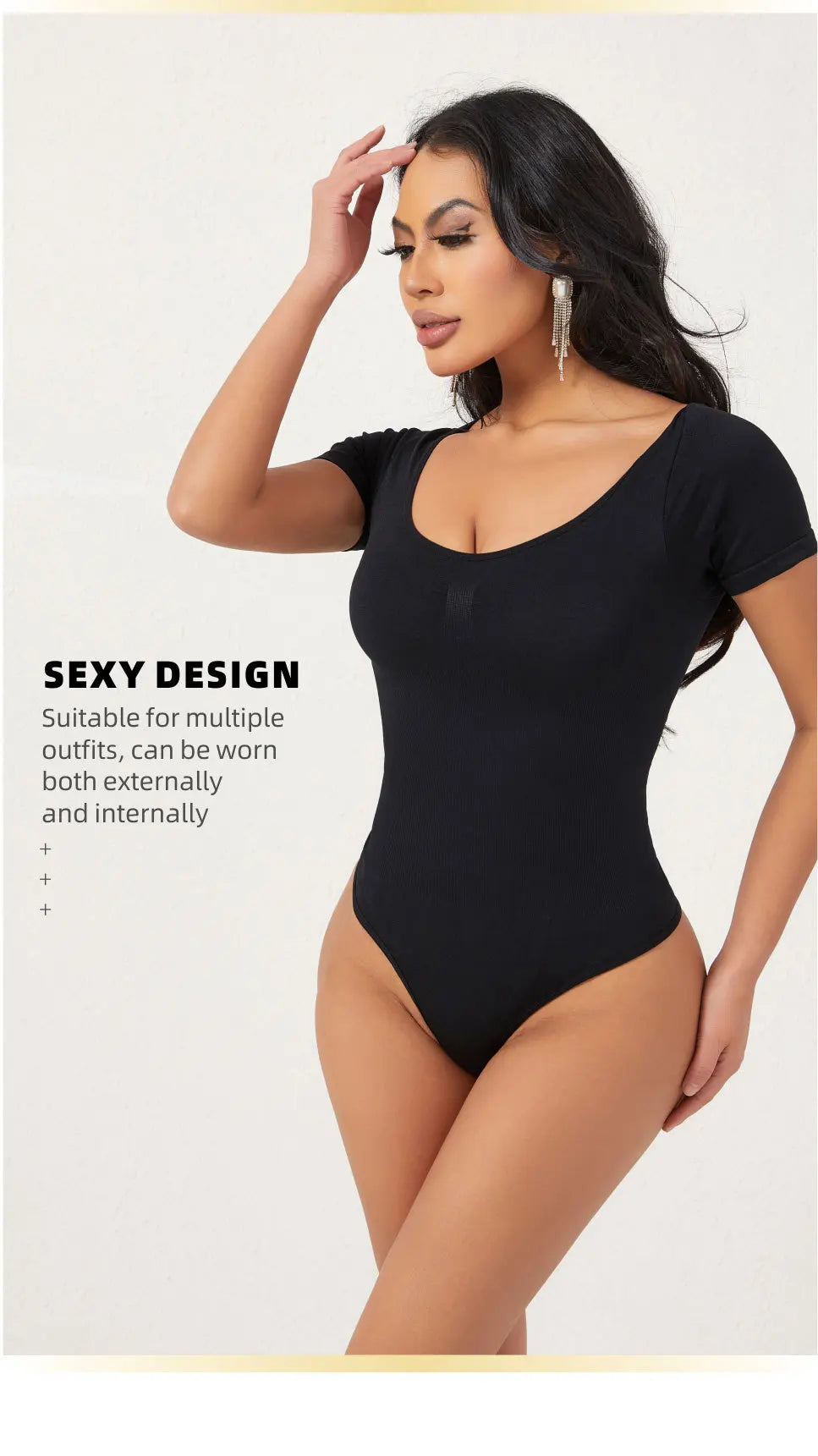 Shapewear Waist Cincher Tummy Shaping Crotch Control Butt Hip Lifter Full Body Shaper Slimming Sheath Bodysuit Woman Body