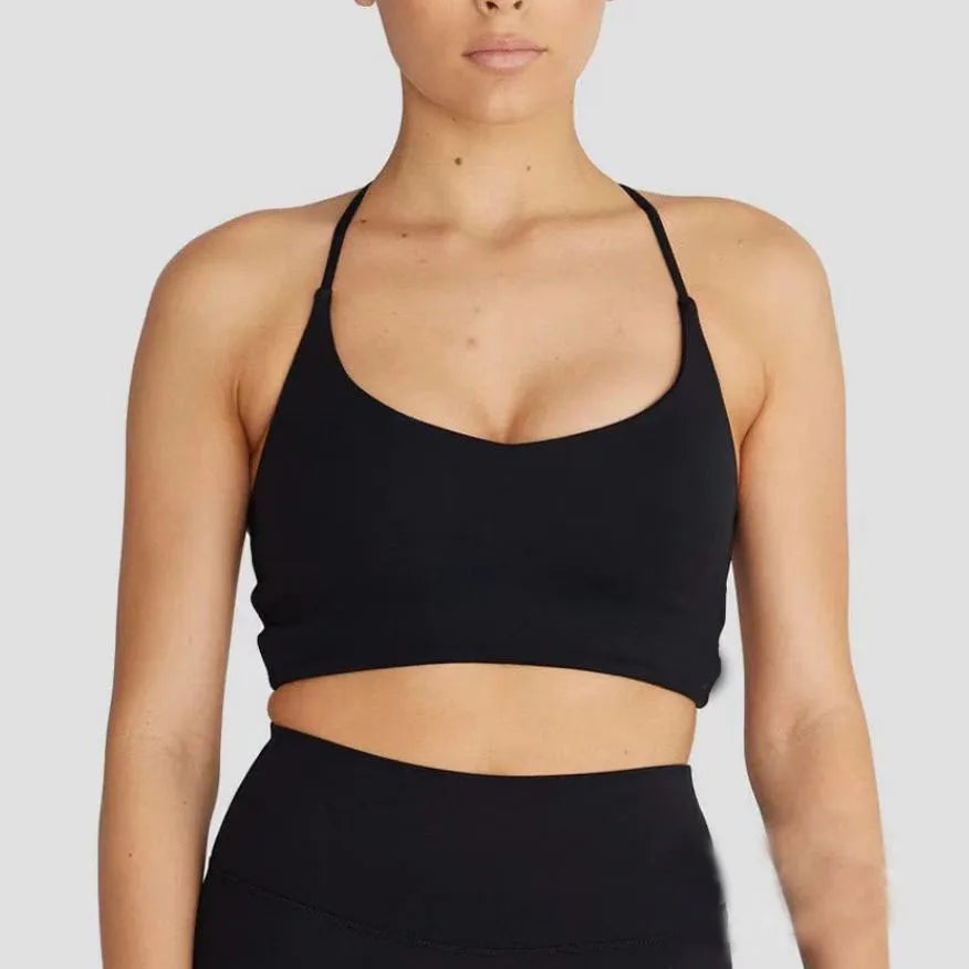 Sports Bra Women For Women Cross Back Fitness Tops Breathable Vest Gym Yoga Underwear