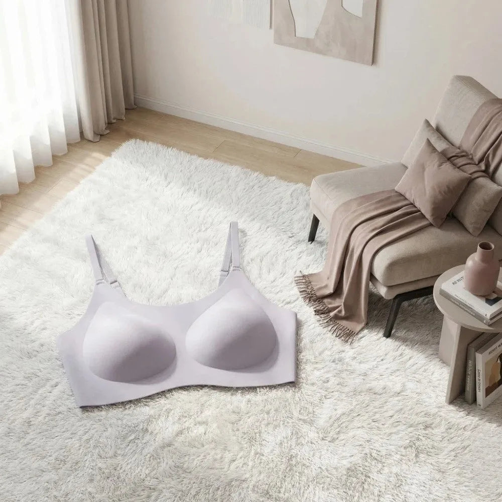 Traceless Wireless U Bra Gathered Breasts Shockproof Brassiere for Women Anti-sagging Comfortable Seamless Bras Sport
