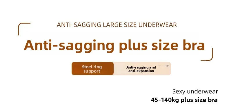 Plus Size Minimizer Bra Full Coverage Lift Support for Large Bust Wirefree Comfort Breathable Mesh Anti-Sagging E F G H I Cup
