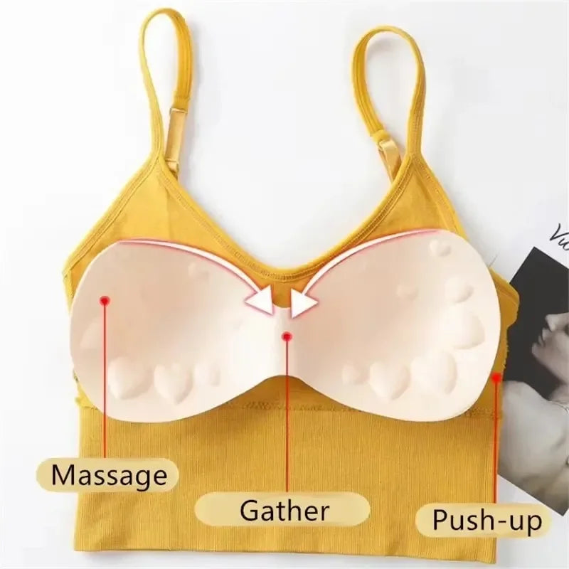 Womens Beauty Back Bralette Seamless Sports Bra Womens Underwear Sexy Lingerie Push Up Bras Sports Bra