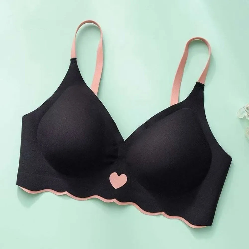 Comfortable Close-fitting Wireless Bra Push Up Shockproof Seamless Bralette Adjustable Lingerie Sports Bra Pilates