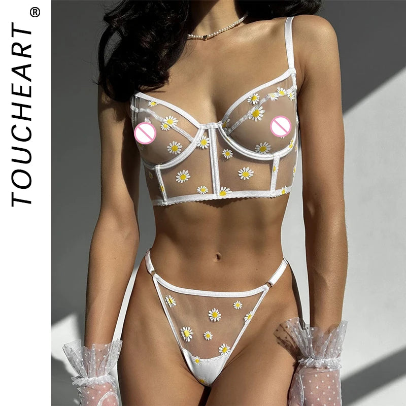 Lingeries Sexy Lingerie Super Hot Woman Clothes Sexy Female Underwear for Women Without Censorship G-string Blue Women's Set Vs