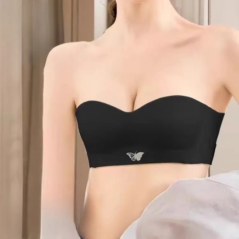 Unlined Bralette Petite Small Bust Adjustable Straps Summer Wedding Halter Backless Plunge Racerback Invisible Seamless Bra S-XL