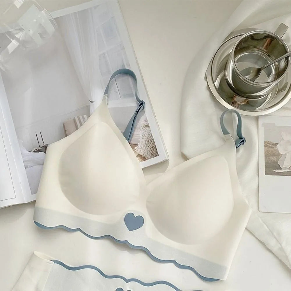 Comfortable Close-fitting Wireless Bra Push Up Shockproof Seamless Bralette Adjustable Lingerie Sports Bra Pilates