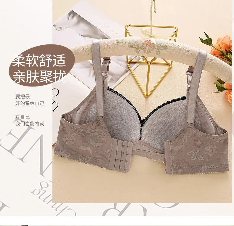 Bras for Women's bra plus big large size Super Push up bralette lace intimates Sexy lingerie Undrwear underwire 100AB Cup
