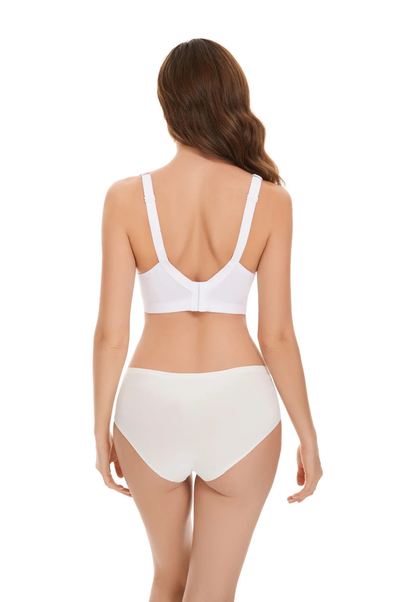 Bras  for Women  New Plus Size Underwear 95% Cotton Full Large Cup Comfortable Seamless Wireless Ultra-thin  Brassiere 115DEF