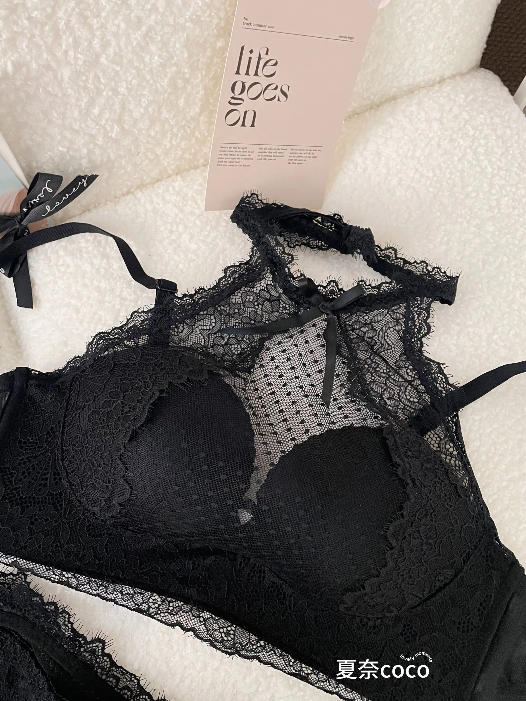 Lace Plunge Bra Push Up Bralette See Through Mesh Lingerie Double Layer Deep V Top Flattering Fit for Petite Bust Everyday Wear
