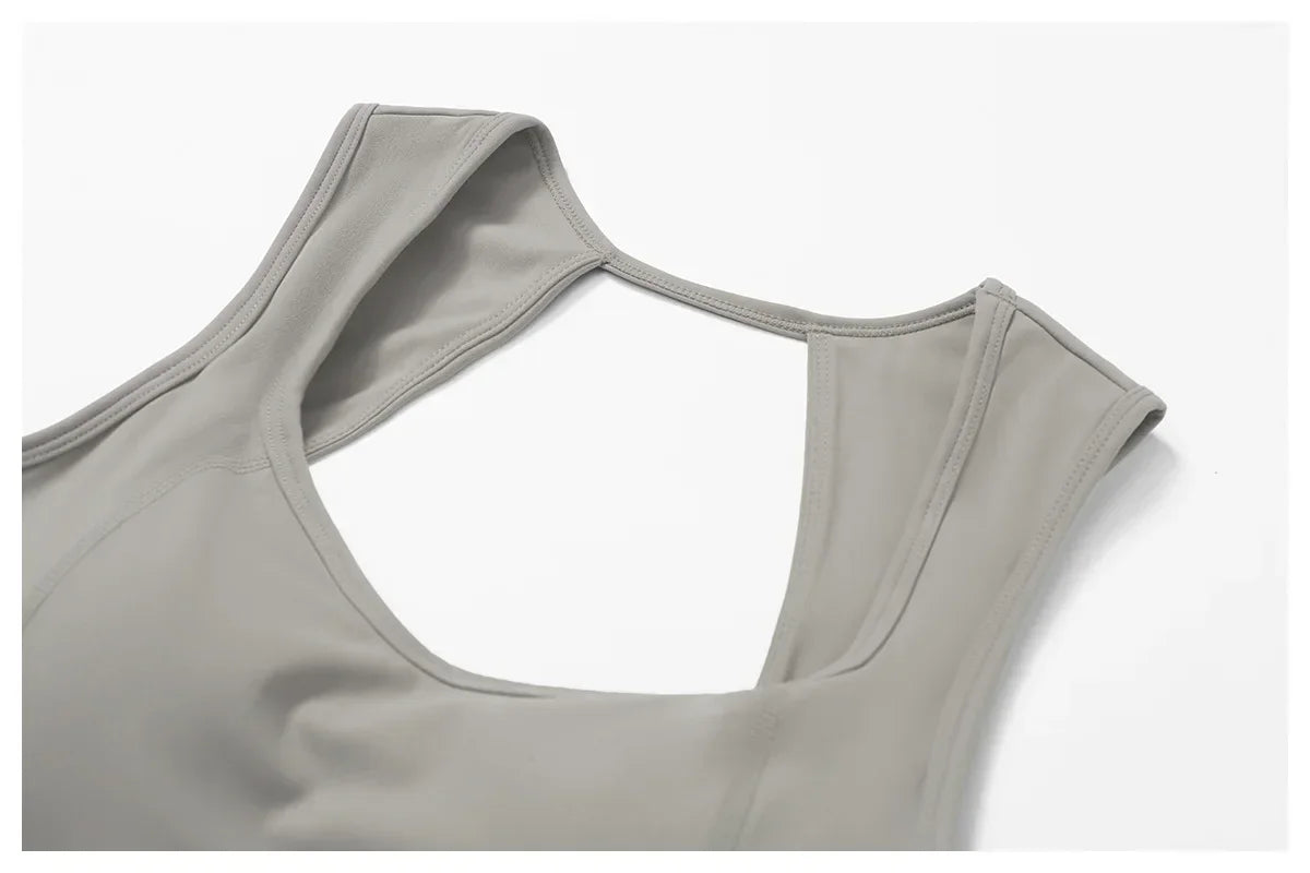 Sexy Sports Bras Women Fitness Vest High Strength Sports Tops Backless Yoga Bra Running Fitness Breathable Shockproof Yoga Bra