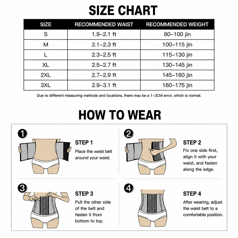 Shapewear Women Corset Waist Trainer Body Shaper Double Tummy Control Slimming Sheath Flat Belly Reductive Belts Sport Girdle