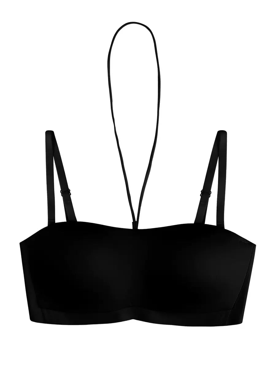 Strapless Underwear Anti-slip Anti-light Without Trace Gathering Without Steel Ring Halter Neck Beautiful Back Invisible Bra
