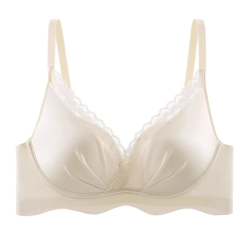 Bralette Dentelle Automne T32-38 - Sans Armatures Anti Écartement pour Petite Poitrine, Ajustable Confort Sexy Soutien-Gorge