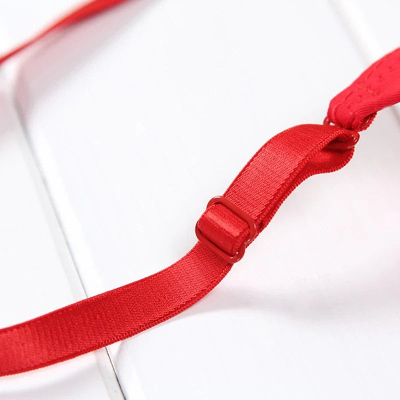 Female Bra Summer Breathable Student Single Breasted Sexy Cute Gathered Smooth Seamless Comfortable Girl's Bra