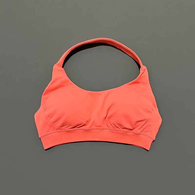 Sports Bra Seamless Sexy Padded Athletic Sport Bras Women Backless Workout Gym Anti-Shock Yoga Crop Top Fitness Bra
