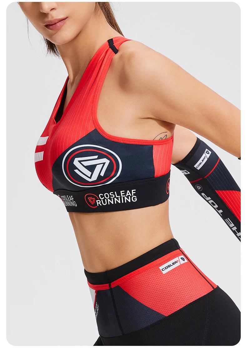 Sportswear Woman 2024 Sports Bras V Neck Shockproof Fitness Athletic Brassiere Running Tops Yoga Bra For Gym With Fixed Pads